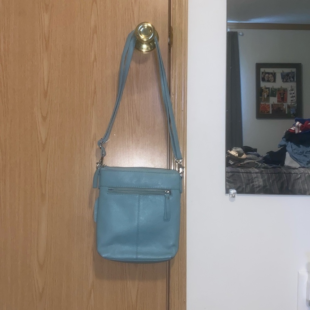 blue purse